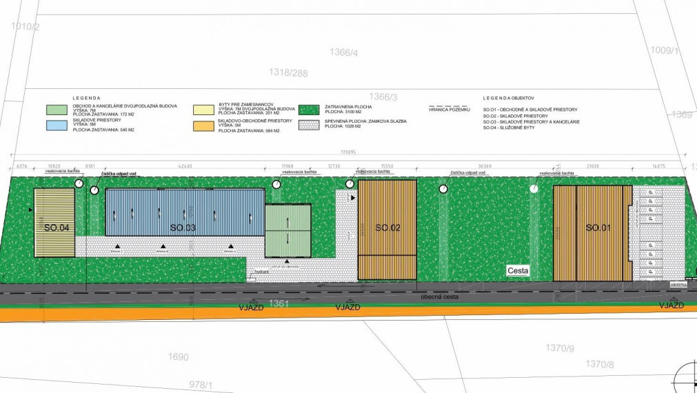 Neibrs | Na predaj 5472 m2 komerčný stavebný pozemok pri hlavnej ceste s platným UPI, Zálesie, Senec