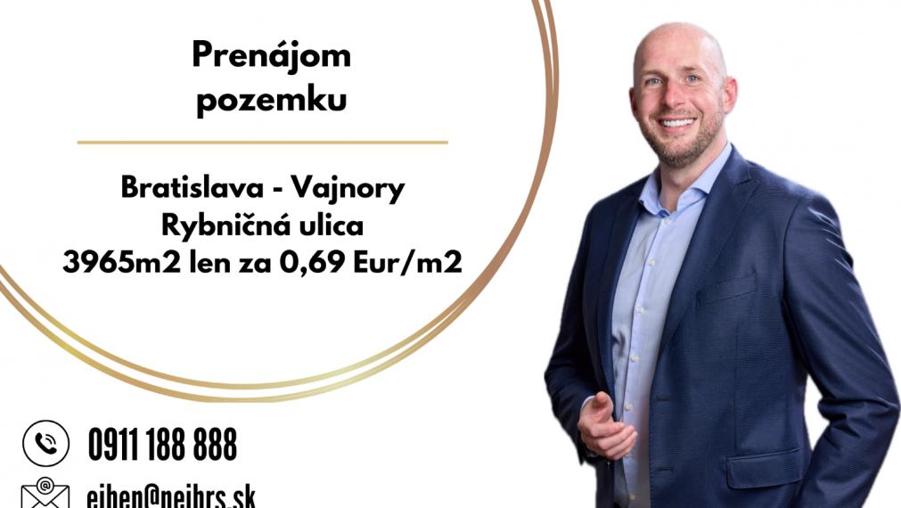 Neibrs | BA III VAJNORY - 3965m2 pozemok na prenájom