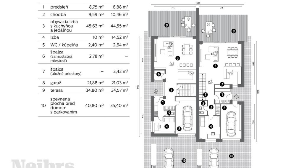 Neibrs | Exkluzívne na predaj novostavba 5i rodinný dom 202m2,  v srdci obce so záhradou a garážou, Kittsee, Rakúsko, cena od 429 000EUR