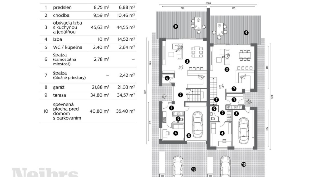 Neibrs | Exkluzívne na predaj novostavba 5i rodinný dom 202m2,  v srdci obce so záhradou a garážou, Kittsee, Rakúsko, cena od 390000EUR