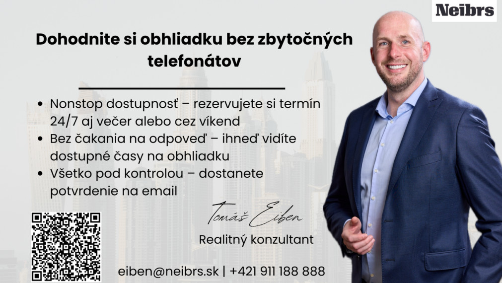 Neibrs | predaj (4) izbový veľkometrážny byt v obci Hodruša - Hámre okres Žarnovica