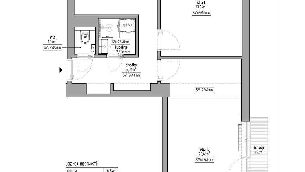 Neibrs | 2 izb. byt s balkónom v TEHLE, Očovská ul., Stará Petržalka