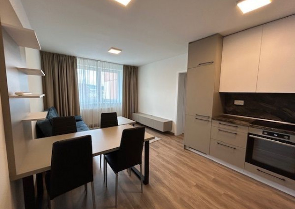 Neibrs | Exkluzívne na prenájom 2i byt v novostavbe s výhladom na hrad, parkovanie v garáži, veľká kobka, loggia, zariadený, Košická ul., Bratislava II