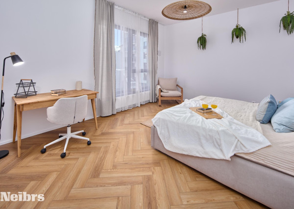 Neibrs | Vkusne zariadený 2 izb. byt v centre mesta vedľa prezidentskej záhrady, klimatizácia, loggia