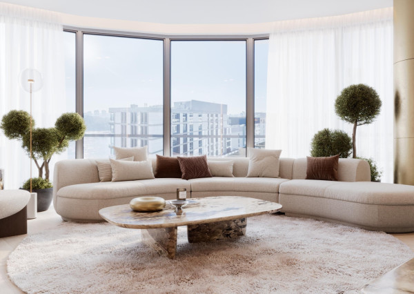 Neibrs | 3 izb. Apartmán s výhľadom na Bratislavský hrad a Downtown, 2x Parking + Pivnica